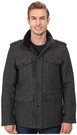 Kenneth Cole New York Herringbone Wool Four Pocket Coat