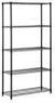 Online Deals Honey-Can-Do 5 Tier Black Shelving - Home Depot