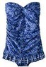 Target - Merona Women's Shirred Floral/Plaid Print Swimdress $22.99