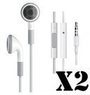 Buy.com - Earphones w/ Mic & Volume Remote for Apple Products (2-Pack) $9.99