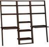 Slone Java 25.5 Leaning Bookcase with 2 Desks