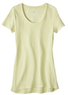 Women's Linen Drapey Scoop Tee