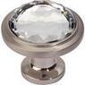 Atlas Homewares Legacy Crystal Brushed Nickel Cabinet Knob