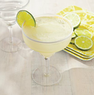 White-Rimmed Margarita Glass